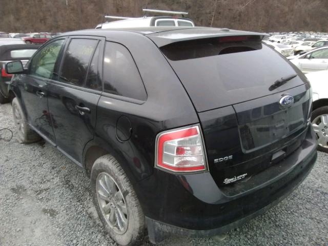 2FMDK4JC5ABA27167 - 2010 FORD EDGE SEL BLACK photo 3