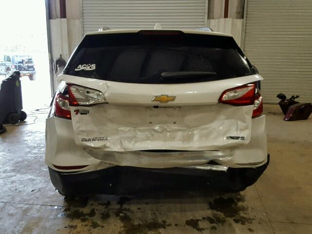 2GNAXMEV1J6105805 - 2018 CHEVROLET EQUINOX PR WHITE photo 9