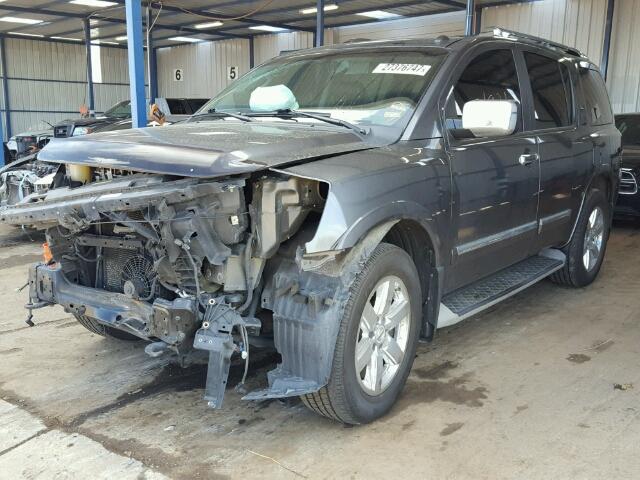 5N1BA0NC9AN621679 - 2010 NISSAN ARMADA SE/ GRAY photo 2