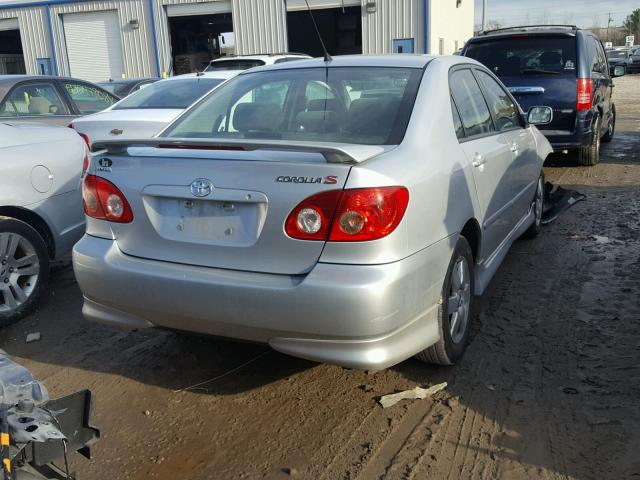 1NXBR32E16Z691612 - 2006 TOYOTA COROLLA CE GRAY photo 4