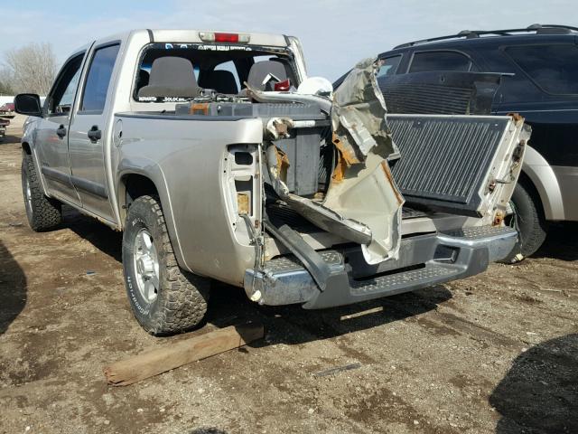 1GTDT136348172111 - 2004 GMC CANYON TAN photo 3