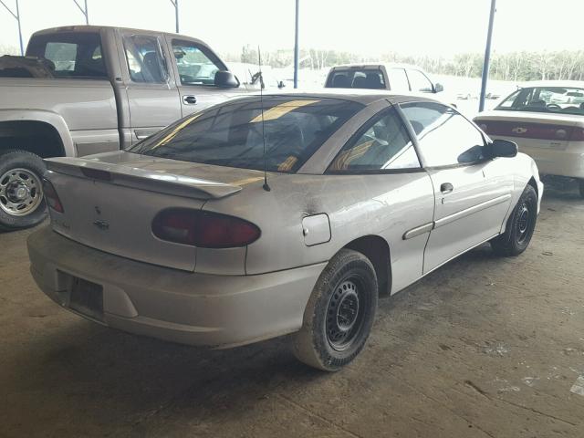 1G1JC124627255515 - 2002 CHEVROLET CAVALIER SILVER photo 4