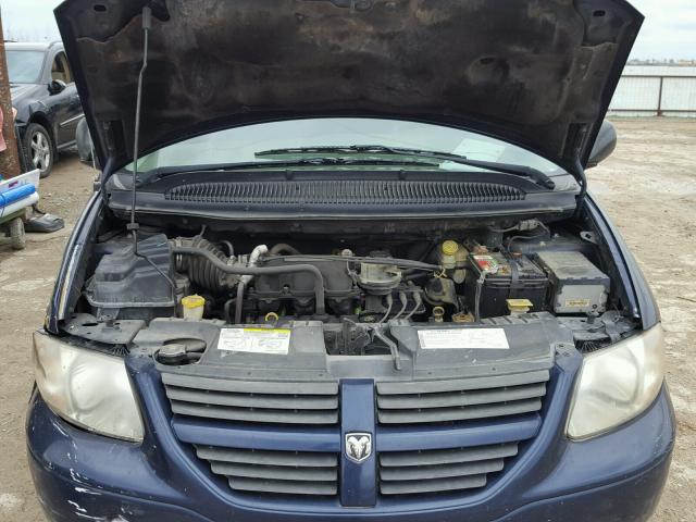 1D4GP24R76B534577 - 2006 DODGE GRAND CARA BLUE photo 7