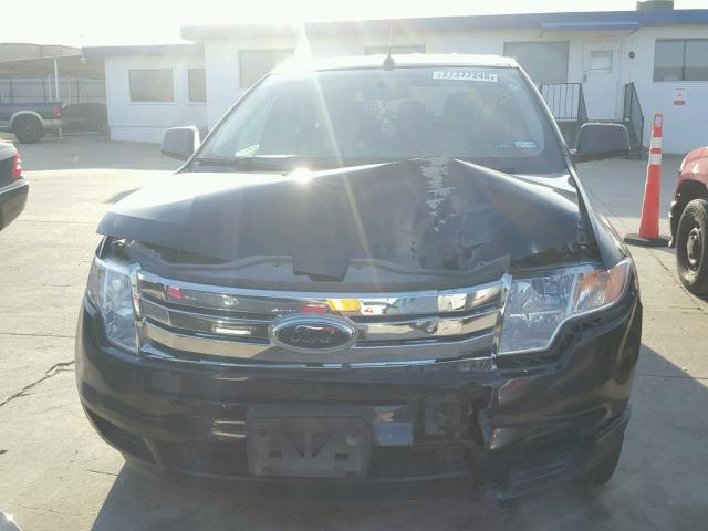 2FMDK3GC0ABA12979 - 2010 FORD EDGE SE BLACK photo 9