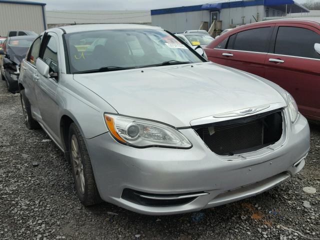 1C3CCBAB1CN100863 - 2012 CHRYSLER 200 LX SILVER photo 1