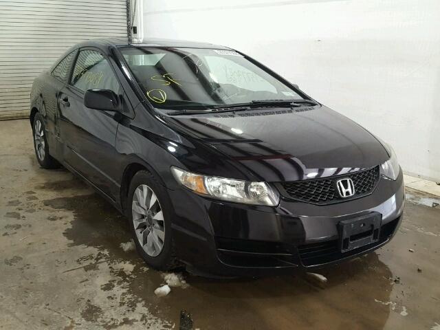 2HGFG12829H513310 - 2009 HONDA CIVIC EX BLACK photo 1