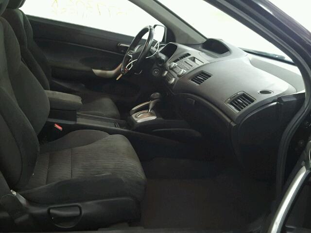 2HGFG12829H513310 - 2009 HONDA CIVIC EX შავი ფოტო 5