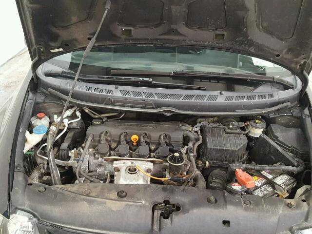 2HGFG12829H513310 - 2009 HONDA CIVIC EX შავი ფოტო 7