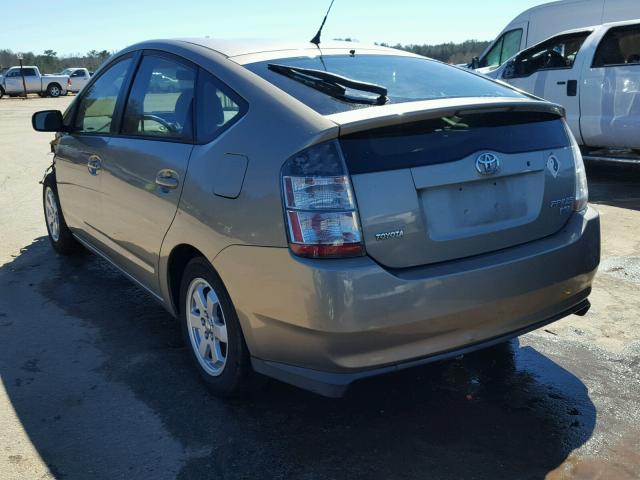 JTDKB20U853086942 - 2005 TOYOTA PRIUS TAN photo 3