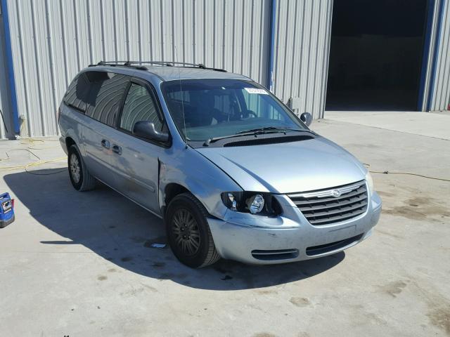 2C4GP44R65R232271 - 2005 CHRYSLER TOWN & COU BLUE photo 1