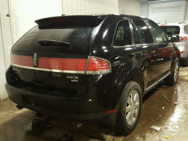 2LMDU88C97BJ26854 - 2007 LINCOLN MKX BLACK photo 4