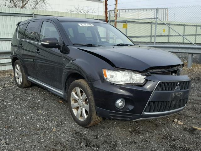 JA4JT5AX2CU010413 - 2012 MITSUBISHI OUTLANDER BLACK photo 1