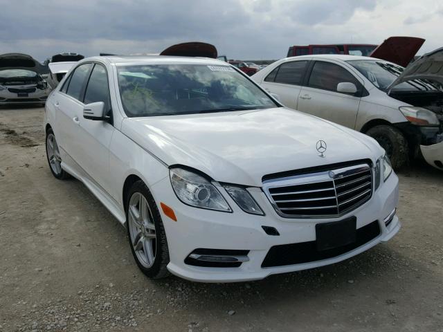 WDDHF5KB7DA718261 - 2013 MERCEDES-BENZ E 350 WHITE photo 1