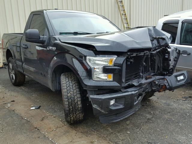 1FTMF1C84GFB41006 - 2016 FORD F150 BLACK photo 1