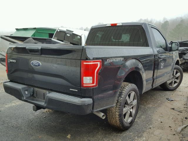 1FTMF1C84GFB41006 - 2016 FORD F150 BLACK photo 4