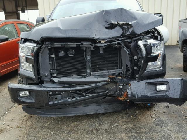 1FTMF1C84GFB41006 - 2016 FORD F150 BLACK photo 9