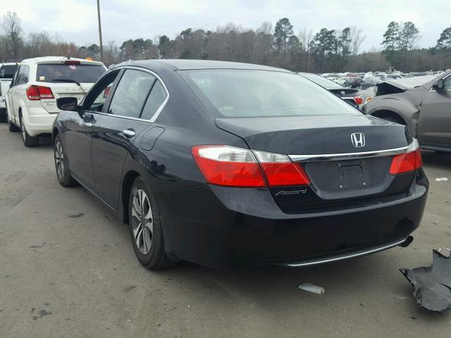 1HGCR2F30DA086475 - 2013 HONDA ACCORD LX BLACK photo 3