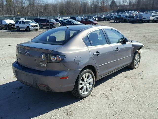 JM1BK32F171740716 - 2007 MAZDA 3 I GRAY photo 4