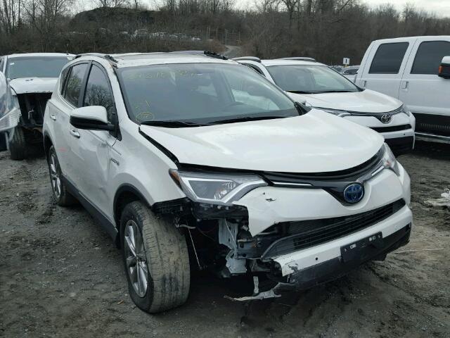 JTMDJREV6HD122079 - 2017 TOYOTA RAV4 HV LI WHITE photo 1