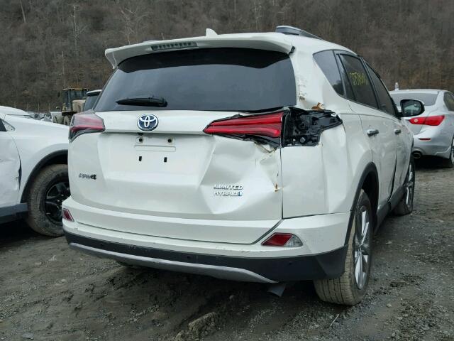 JTMDJREV6HD122079 - 2017 TOYOTA RAV4 HV LI WHITE photo 4