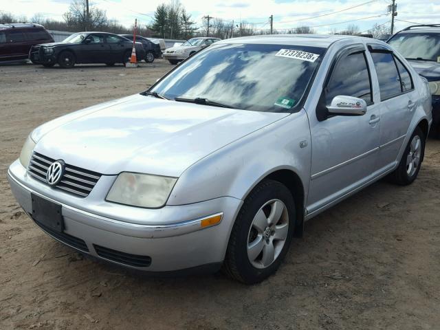 3VWSA69M64M108928 - 2004 VOLKSWAGEN JETTA GLS SILVER photo 2