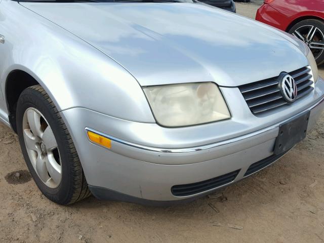 3VWSA69M64M108928 - 2004 VOLKSWAGEN JETTA GLS SILVER photo 9