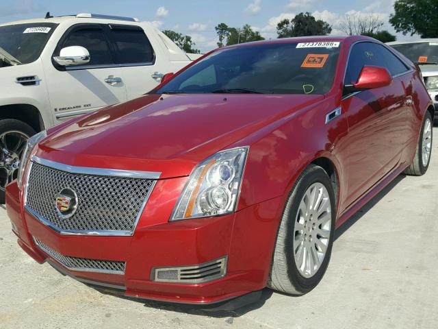 1G6DA1EDXB0146704 - 2011 CADILLAC CTS BURGUNDY photo 2