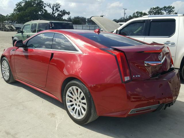 1G6DA1EDXB0146704 - 2011 CADILLAC CTS BURGUNDY photo 3