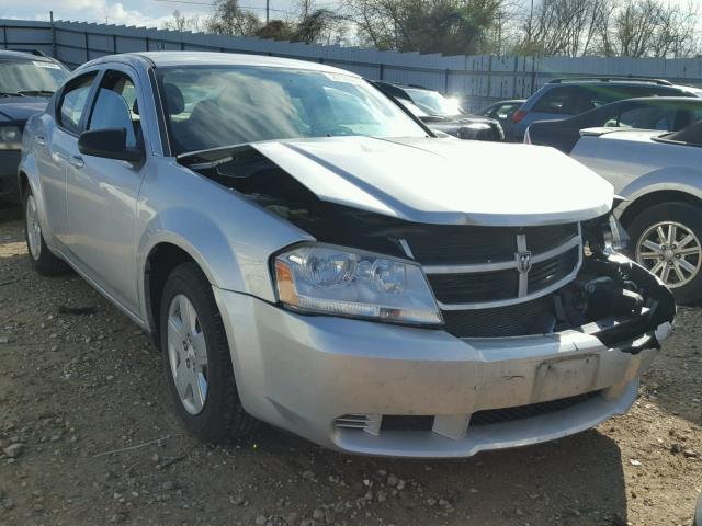 1B3LC46K58N280793 - 2008 DODGE AVENGER SE SILVER photo 1