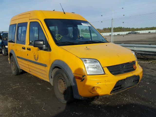 NM0KS9CN1BT074931 - 2011 FORD TRANSIT CO YELLOW photo 1