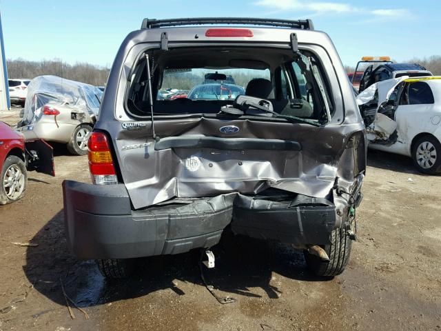 1FMYU02Z16KA01783 - 2006 FORD ESCAPE XLS GRAY photo 9