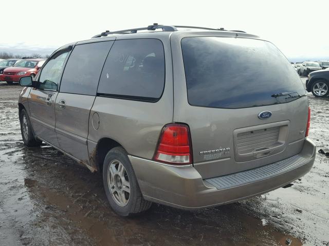 2FMZA52244BA55227 - 2004 FORD FREESTAR S TAN photo 3