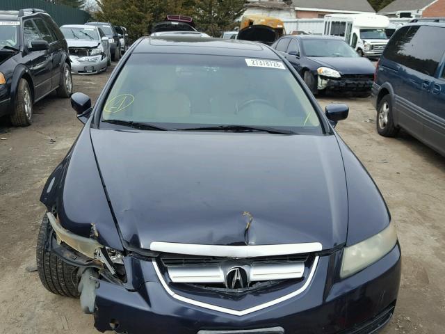 19UUA66274A046744 - 2004 ACURA TL BLUE photo 7