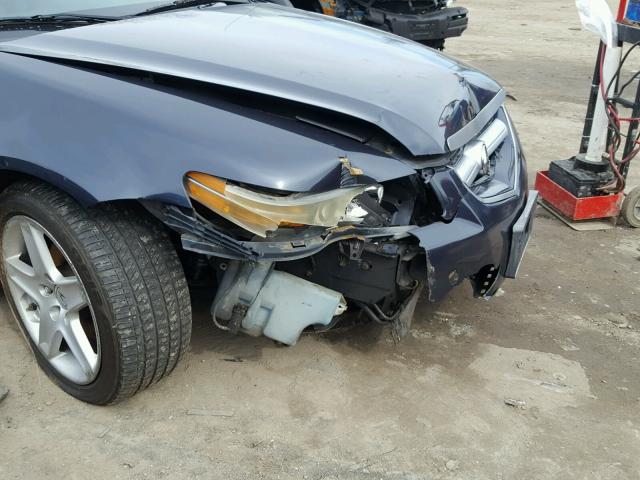 19UUA66274A046744 - 2004 ACURA TL BLUE photo 9