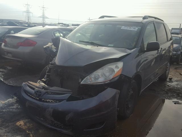 5TDZA23C56S550886 - 2006 TOYOTA SIENNA CE BLUE photo 2