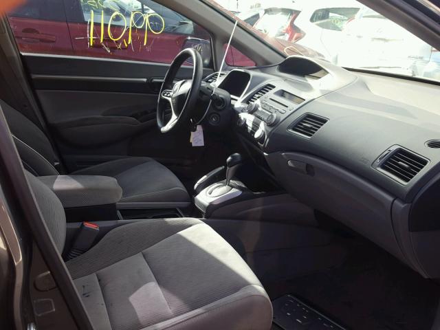 2HGFA1F8XBH503013 - 2011 HONDA CIVIC EX ნაცრისფერი ფოტო 5