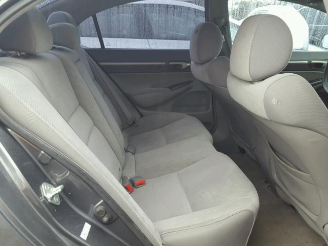 2HGFA1F8XBH503013 - 2011 HONDA CIVIC EX ნაცრისფერი ფოტო 6