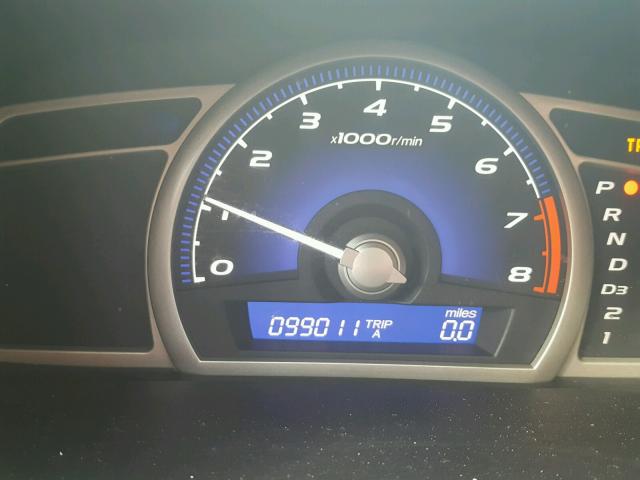 2HGFA1F8XBH503013 - 2011 HONDA CIVIC EX ნაცრისფერი ფოტო 8