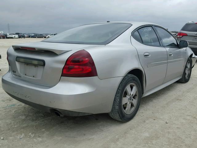 2G2WP552561111559 - 2006 PONTIAC GRAND PRIX SILVER photo 4