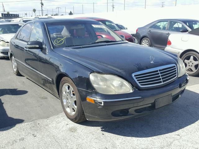 WDBNG70J9YA007892 - 2000 MERCEDES-BENZ S 430 BLACK photo 1