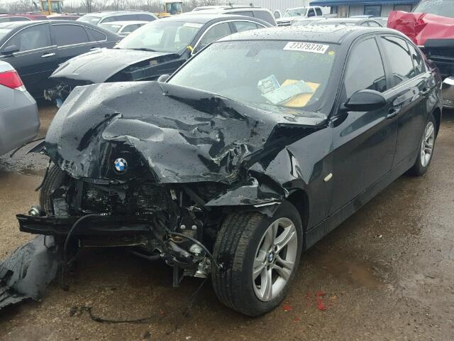 WBAVC93588K037545 - 2008 BMW 328 XI BLACK photo 2