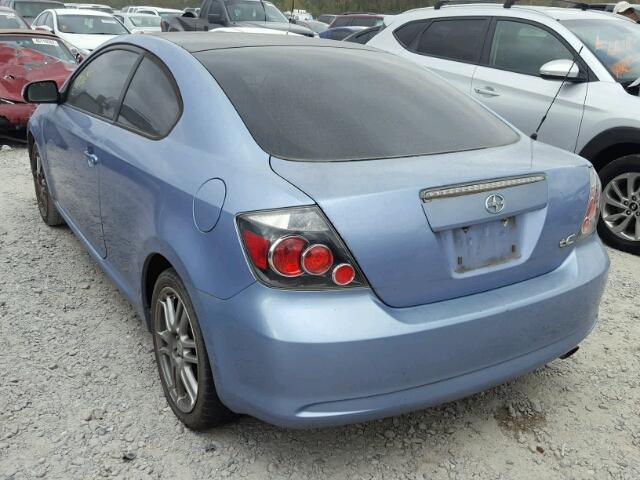 JTKDE167590296944 - 2009 TOYOTA SCION TC BLUE photo 3