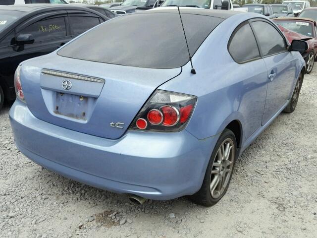 JTKDE167590296944 - 2009 TOYOTA SCION TC BLUE photo 4