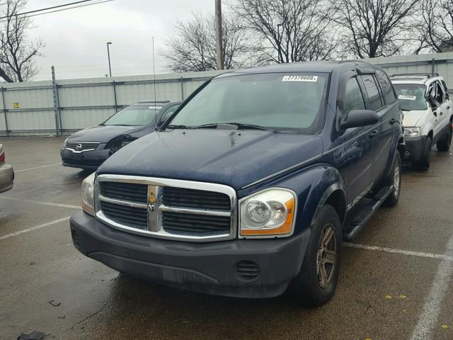 1D4HB38N54F130229 - 2004 DODGE DURANGO ST BLUE photo 2