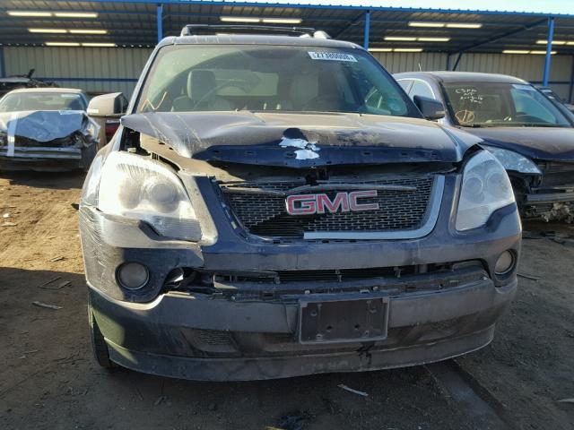 1GKKVRED5CJ211160 - 2012 GMC ACADIA SLT ლურჯი ფოტო 9