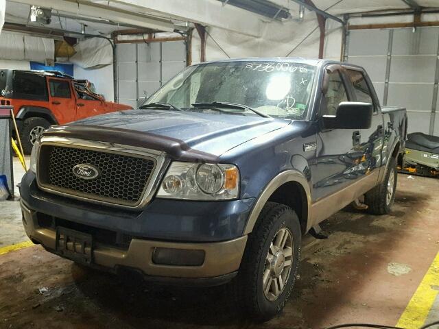 1FTPW145X5FA08619 - 2005 FORD F150 SUPER BLUE photo 2