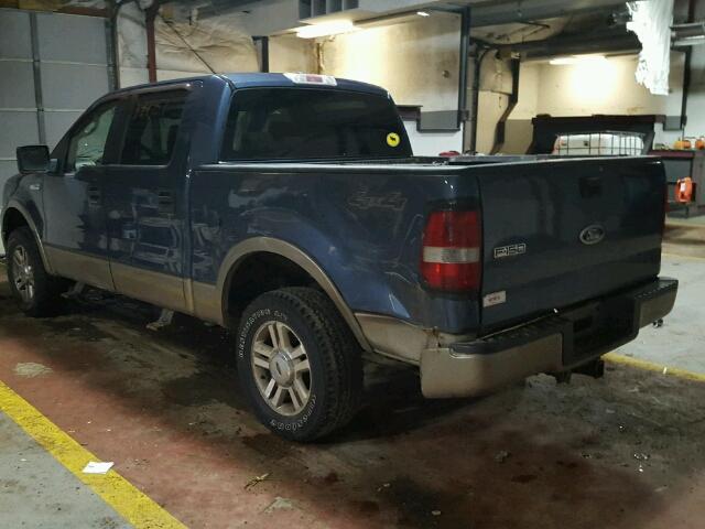 1FTPW145X5FA08619 - 2005 FORD F150 SUPER BLUE photo 3