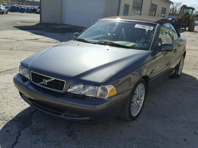 YV1NC63D34J041795 - 2004 VOLVO C70 LPT GRAY photo 2