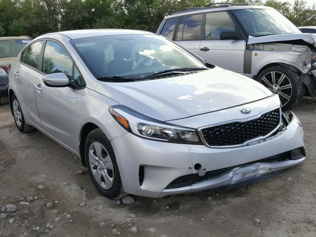 3KPFK4A70HE126045 - 2017 KIA FORTE LX SILVER photo 1