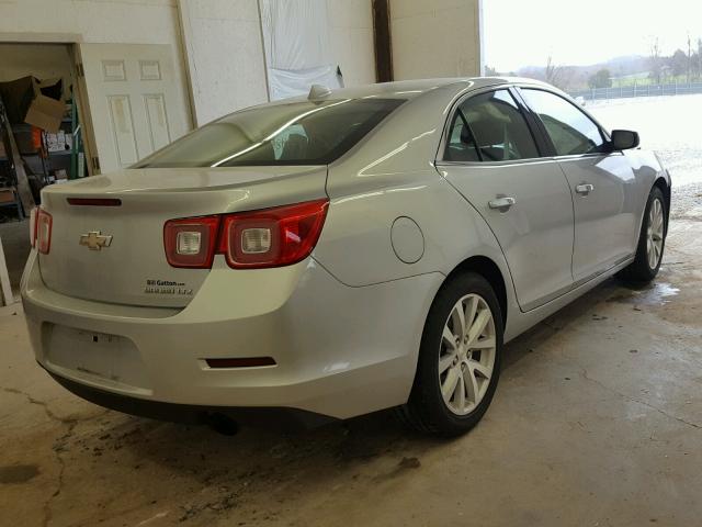 1G11H5SL1EF115592 - 2014 CHEVROLET MALIBU LTZ SILVER photo 4